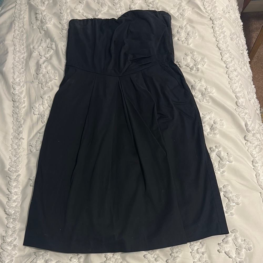 The Limited Black Strapless Sheath Cocktail Dress